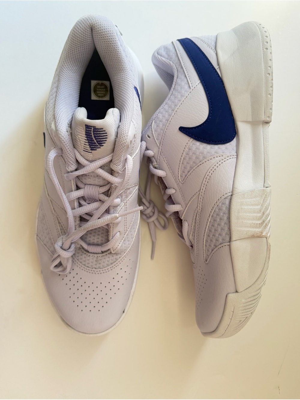 Nike Court Life 4 Amethyst Tint White Deep Night Sneakers Size 10